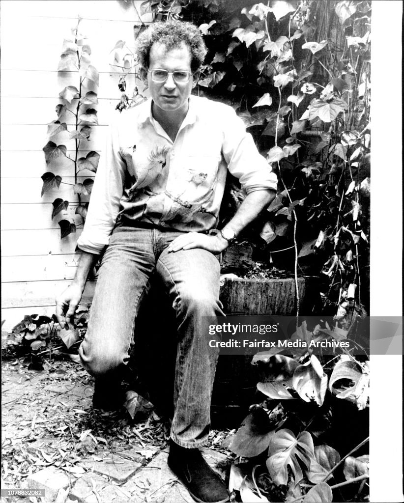 Roger Foley - Former hippie now lighting expert with LSD Co. Kills D. Fogg. Photographed during an interview at his home in Paddington.