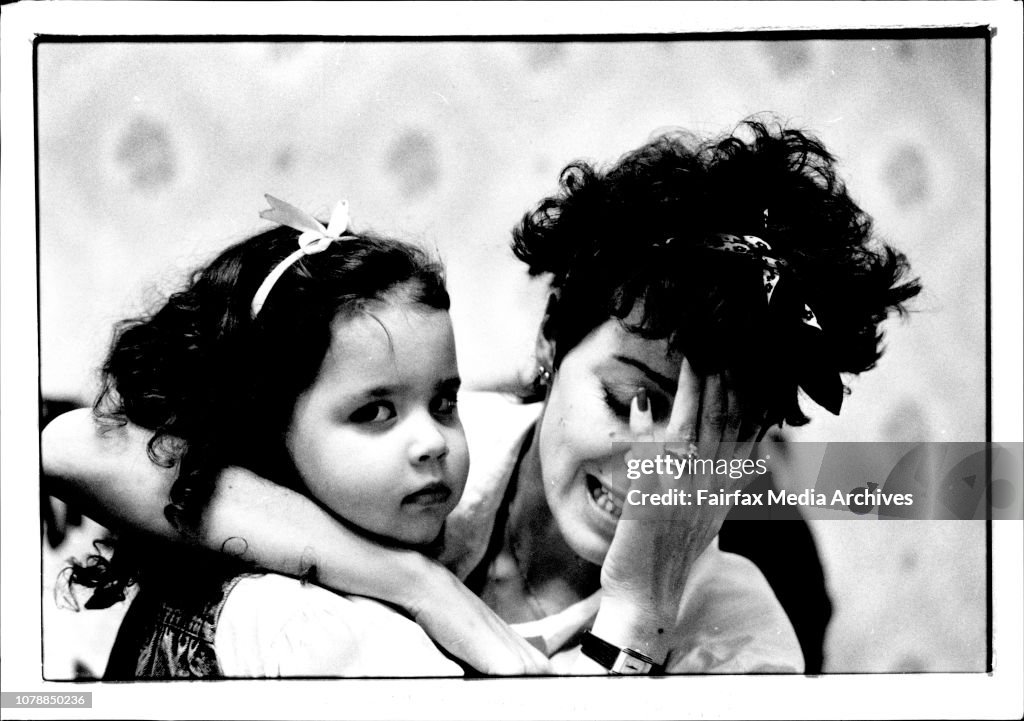 For a while Sasha Domican, 3, used to say : I don't want to see that man. I don't know who that man is. Sasha was one when her father, Tom Domican, was arrested and taken into custody in October 1986. Domican was charged with shooting at the missing hitm