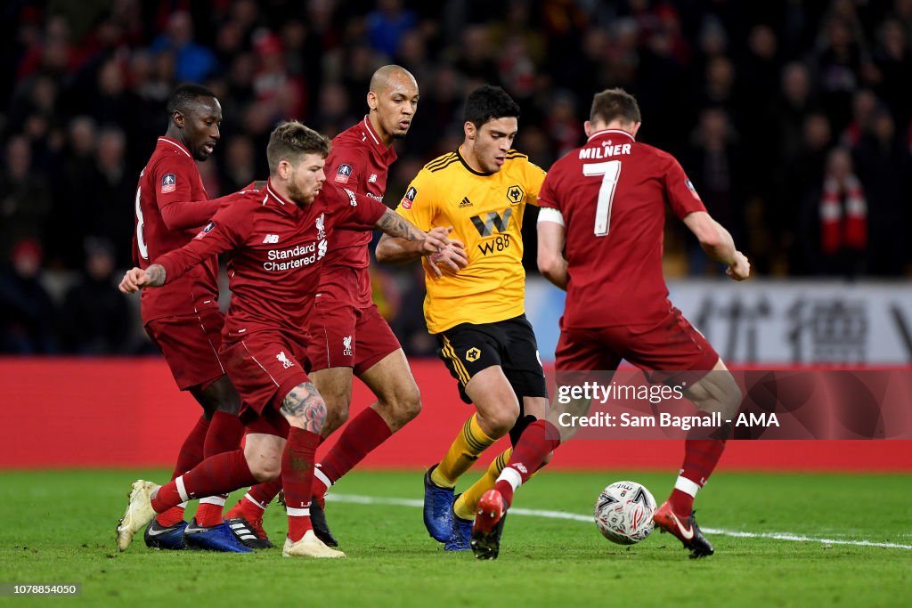 Wolverhampton Wanderers v Liverpool - Emirates FA Cup Third Round