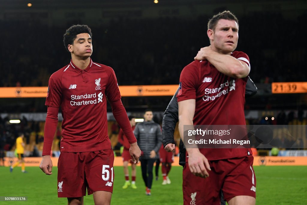 Wolverhampton Wanderers v Liverpool - Emirates FA Cup Third Round