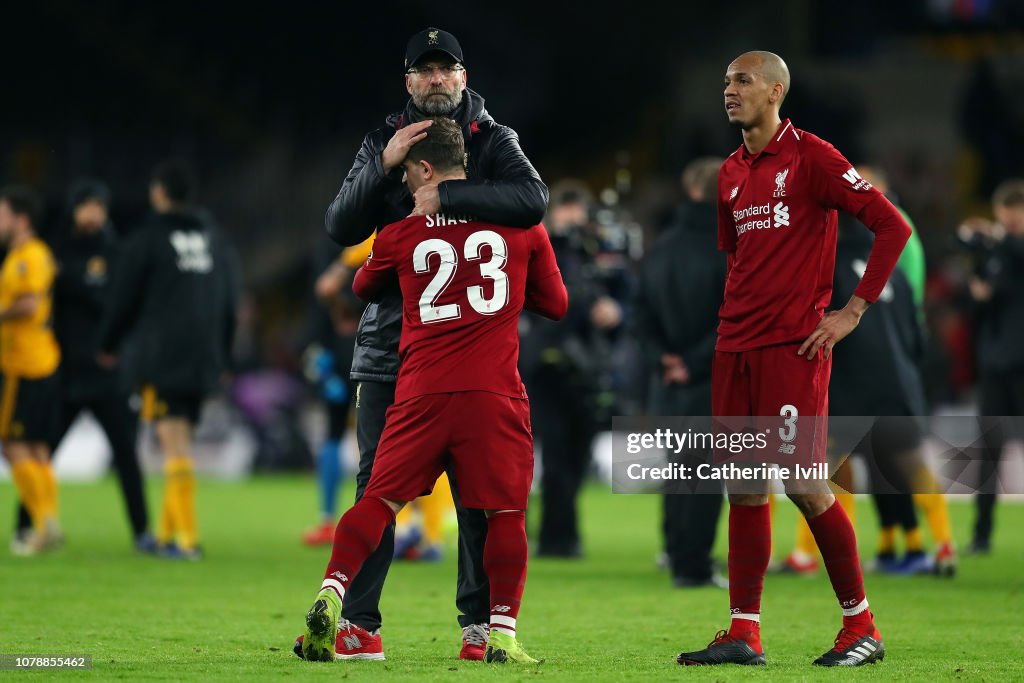 Wolverhampton Wanderers v Liverpool - Emirates FA Cup Third Round