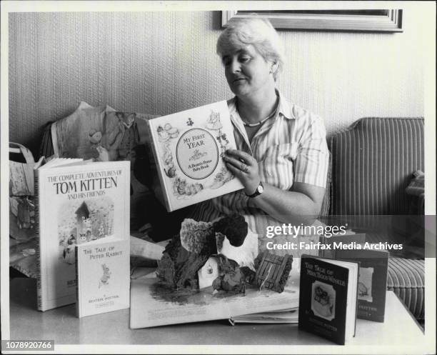 Author Judy Taylor who is editing works by Beatrix Potter. February 12, 1985. .