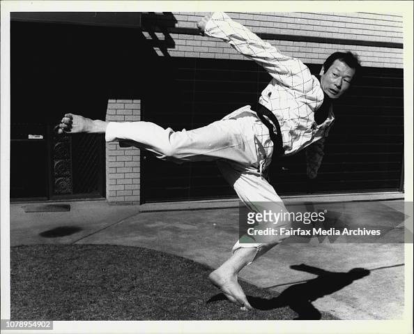 Sungsoo Lee, master instructor of the NSW Taekwondo Association,... News  Photo - Getty Images