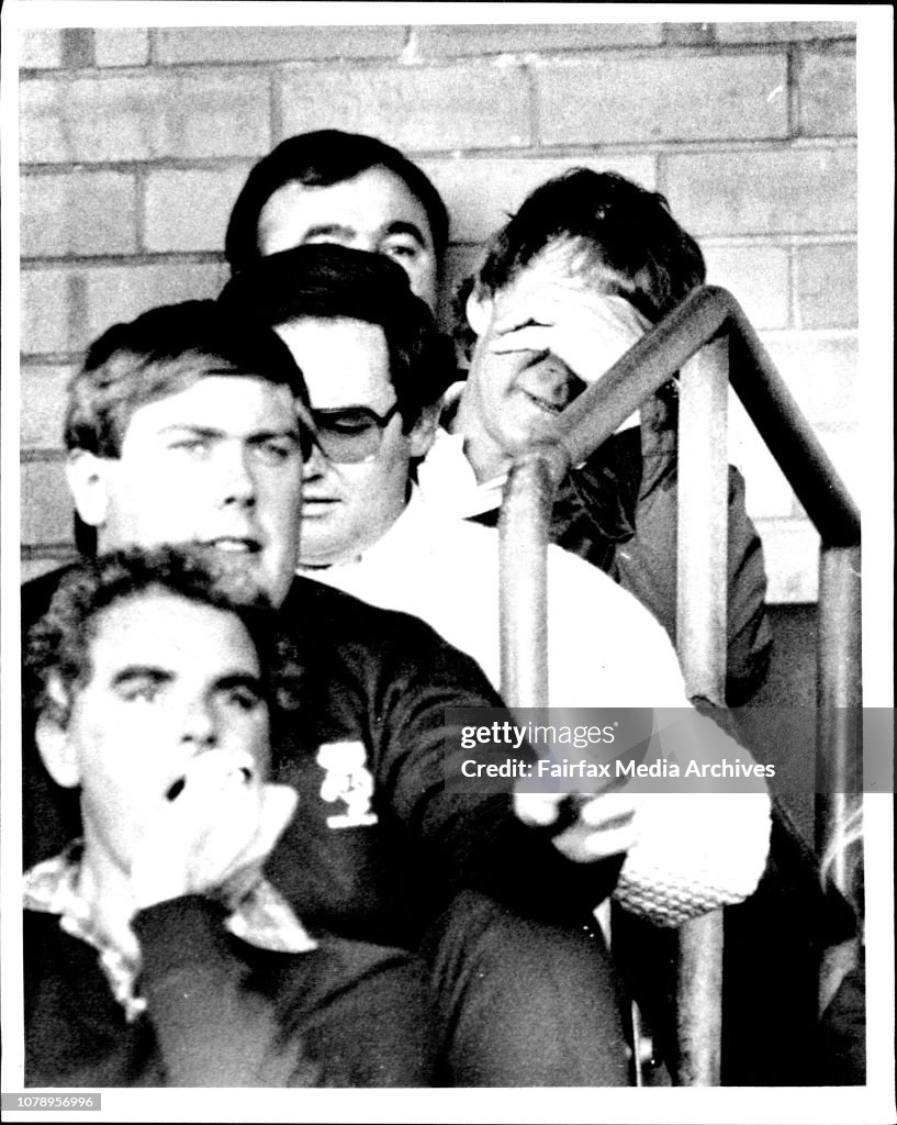 The apoplexy: Manly coach Bob Fulton cannot believe it as his team let in another try by the Eels.