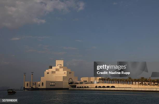 The museum of islamic art is pictured on December 28, 2010 in Doha, Qatar. The International Monetary Fund recently reiterated its projection for the...