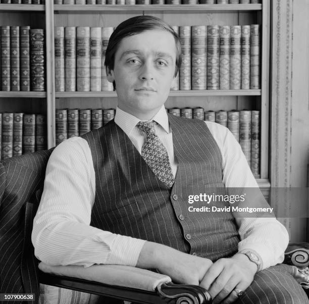 Gerald Grosvenor, the 6th Duke of Westminster, 24th October 1984. The Sunday Times Rich List 2010 ranked him as the third richest person in the UK.