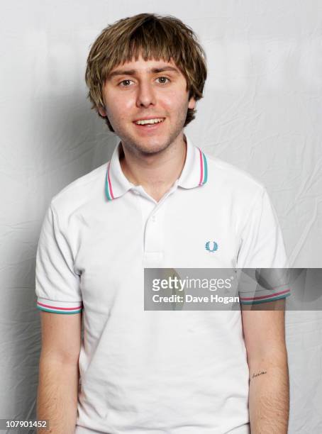 James Buckley of The Inbetweeners poses for a portrait session to promote the third series of the show to be aired on September 13 on June 24, 2010...