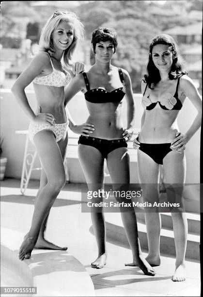 For the first time and exclusively to "The Sun", the three top English models, in Sydney at the moment for some fashion shows, posed in their own...