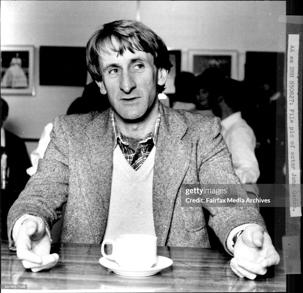 John Gaden Actor, Director at the Opera House.