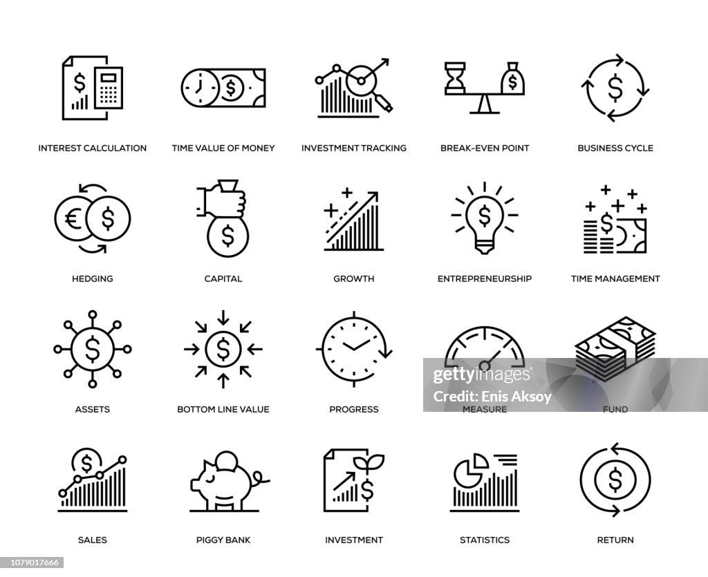 Return Sie on Investment-Icon-Set