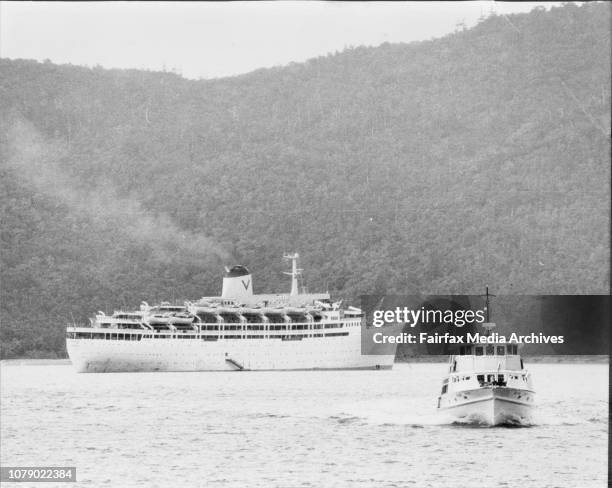 Sitmar Cruise ship Fairstar, in the final days of a cruise from Singapore to Sydney... Life aboard a cruise ship.... July 29, 1982.