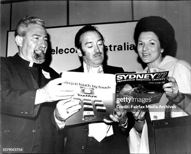 The State Manager, Telecom Australia, Mr W.T. Schmidt, today launched the 1977 Sydney Alphabetical Telephone Directory.The directory will contain an...