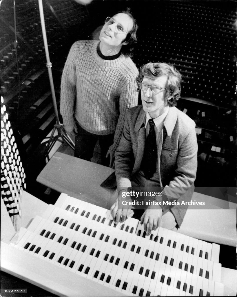 Ronald Sharp First Sound of Opera House Organ
