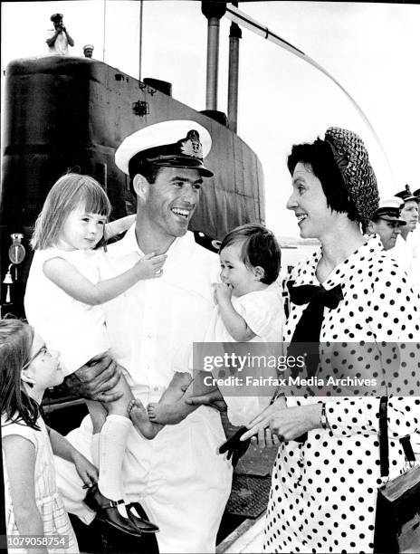 The Royal Navy submarine HMS trump left Sydney today on her final voyage home. She has served in Australian waters for 8 years. She was escorted to...