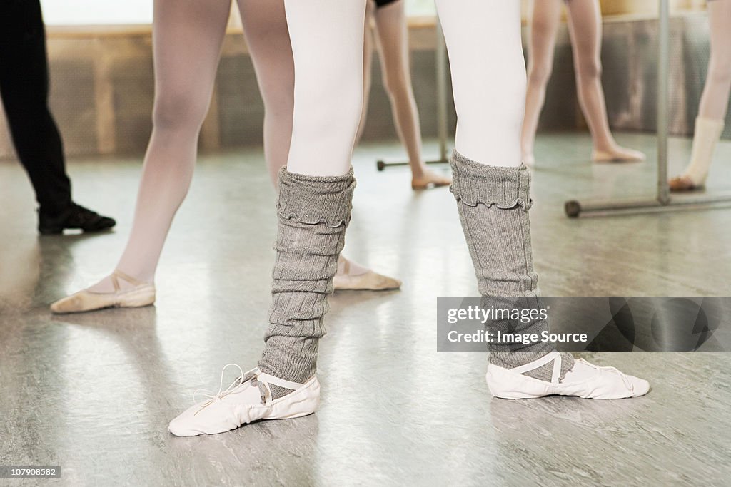 Legs of ballerinas