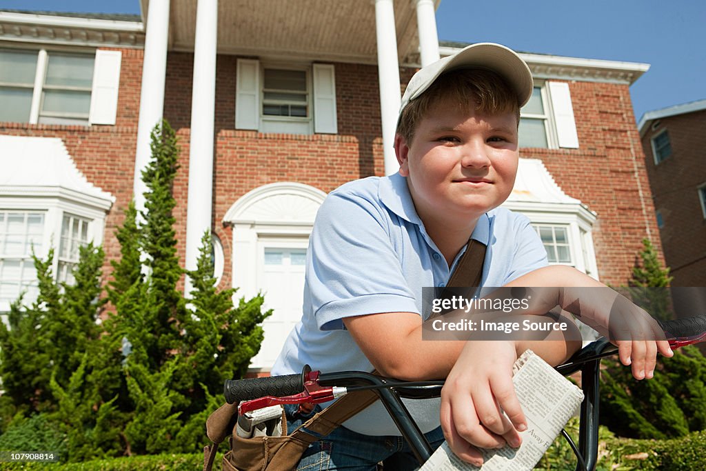 Paperboy 自転車の新聞をお届け