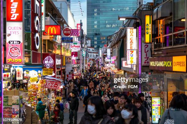 takeshita street - harajuku fashion stock pictures, royalty-free photos & images