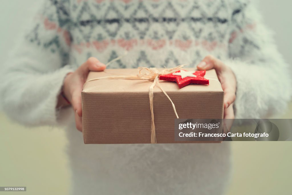 Rustic Present High-Res Stock Photo - Getty Images