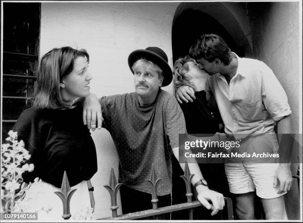 Actors from the play 'The Sentimental Bloke - Regina Mrowka as Doreen..., News Photo