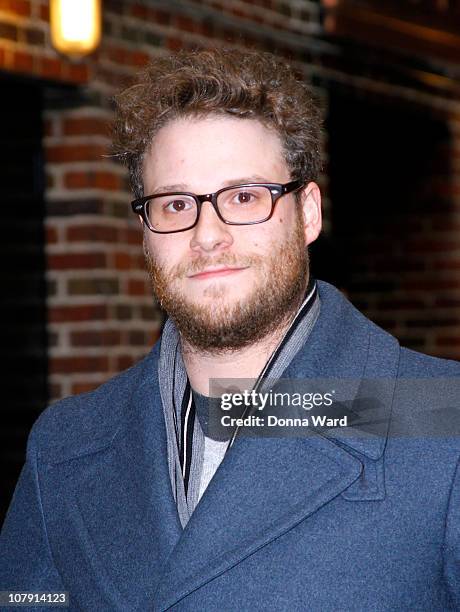Seth Rogan Strays Seth Rogan Visits Late Show With David Letterman Photos and Premium ...