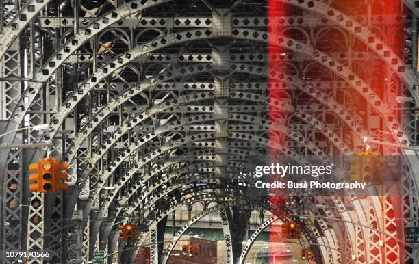 riverside drive viaduct, at 125th street and 12th avenue, harlem, manhattan - harlem new york stock pictures, royalty-free photos & images