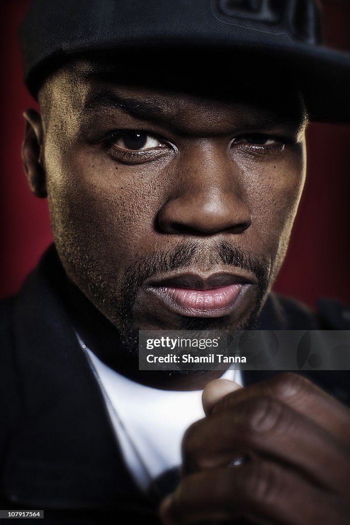 40 Cent Rapper Rapper 50 Cent aka Curtis James Jackson poses for a portrait shoot in ...