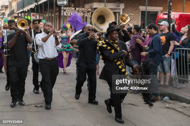 new orleans - new orleans band stock pictures, royalty-free photos & images