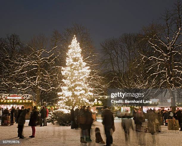 christmas market, munich - munich christmas bildbanksfoton och bilder