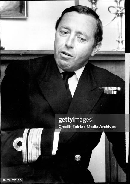 Commander Rourke Clayton Rear Admiral R.P. Clayton, Flag officer Second Flotilla, commands the ...