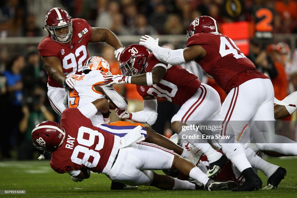 College Football Playoff National Championship Presented By AT&T - Alabama v Clemson