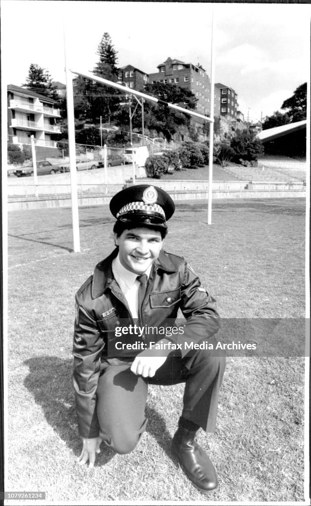 Manly footballer Charles Haggett who may be the replacement Hocker for Manly this weekend.