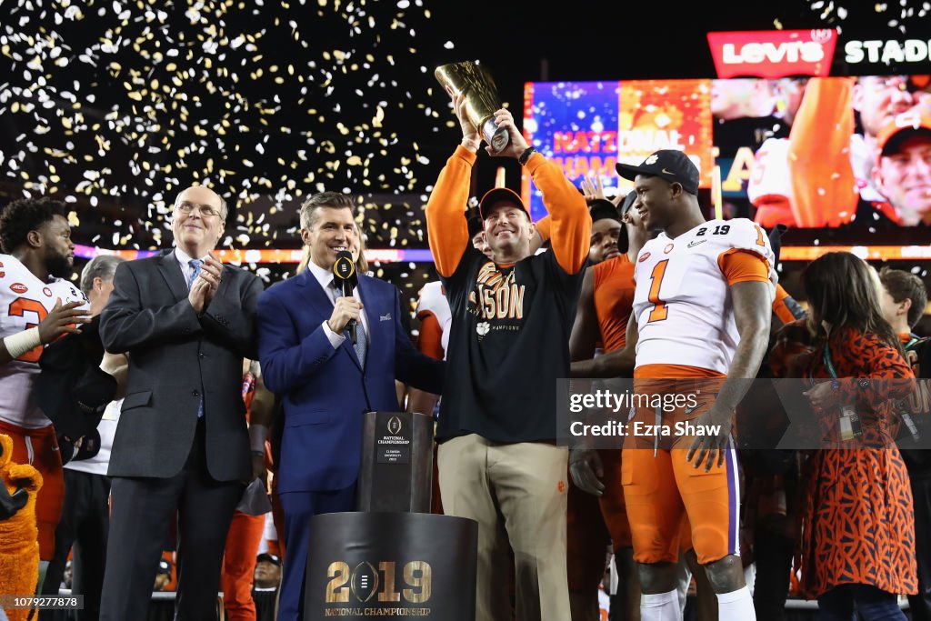 College Football Playoff National Championship Presented By AT&T - Alabama v Clemson