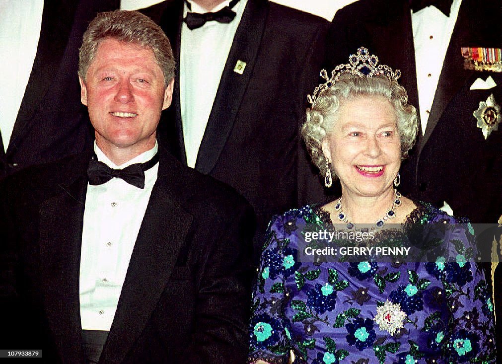 US President Bill Clinton and Britain's