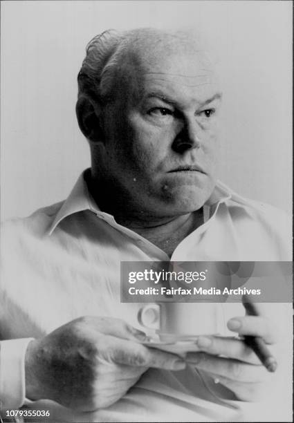 Actor Timothy West Pictured at the Sebel town house. April 23, 1984. .