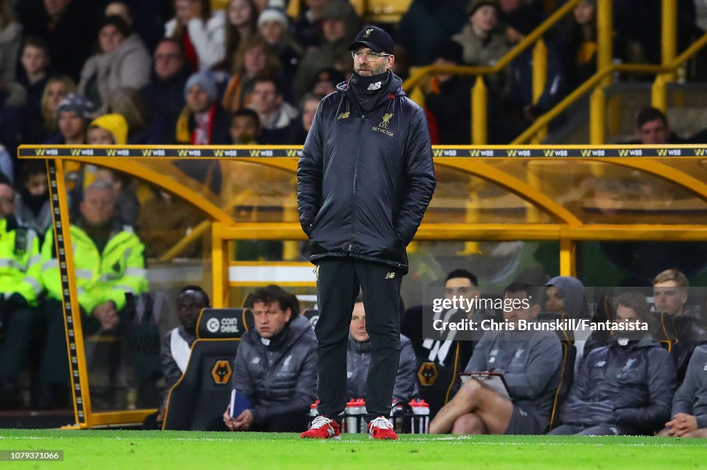 Wolverhampton Wanderers v Liverpool - Emirates FA Cup Third Round