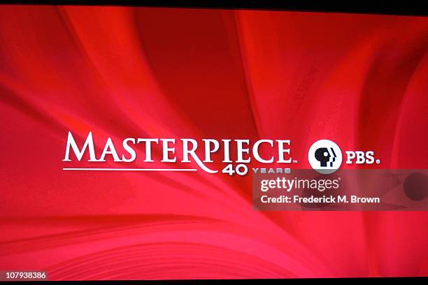 General view of atmosphere during the 'Masterpiece 40th Anniversary Season' panel at the PBS portion of the 2011 Winter TCA press tour held at the...