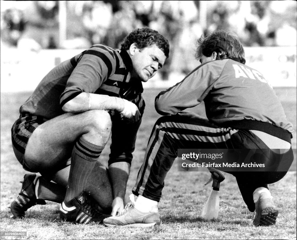 Keith Rix Rugby Rugby League at Nth. Sydney. Norths versus Easts. Keith Harris.... News ...