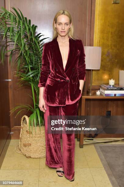 Amber Valletta attends Jo Malone London Celebrates Karen Elson's Birthstones by Duffy at Sunset Tower Hotel on January 8, 2019 in West Hollywood,...