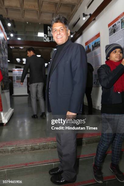 Former Union Minister and Congress leader Manish Tewari during the launch of former Biju Janata Dal Lok Sabha member Baijayant Panda's book 'Lutyens...