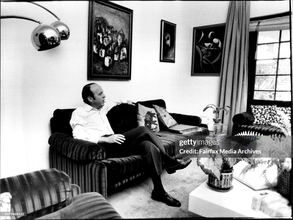Gridiger Portraits of Mr Roland Gridiger at his Rose Bay Home.Mr Gridiger is ...