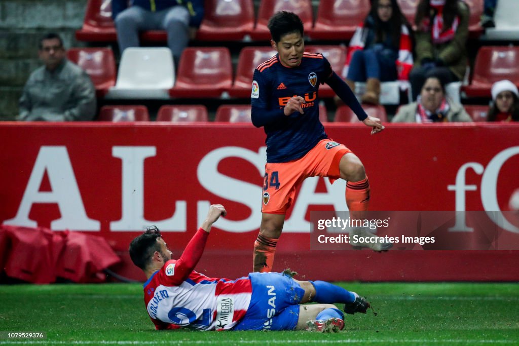 Sporting Gijon v Valencia - Spanish Copa del Rey