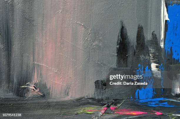 abstract art background blue grey coral yellow - yellow studio background stock illustrations