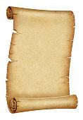 Old scroll paper illustration