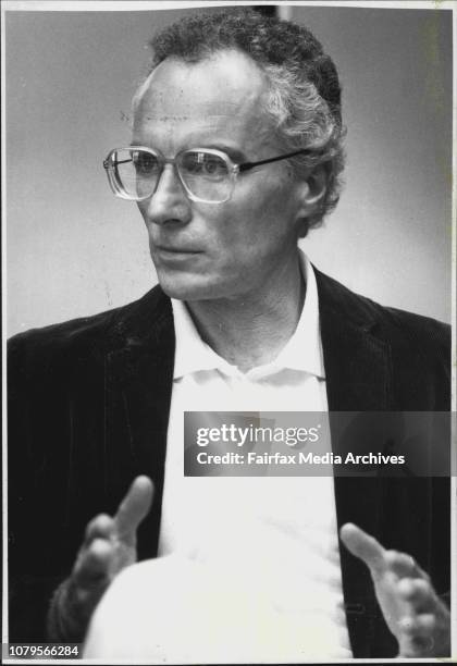 Playwright Alex Buzo Pictured for Profile story. November 04, 1985.