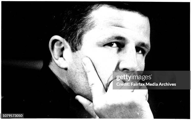 All Blacks Training session at the S.E.S.***** The All Blacks captain takes some time before replying, instincÂtively putting his hand up to the ear...