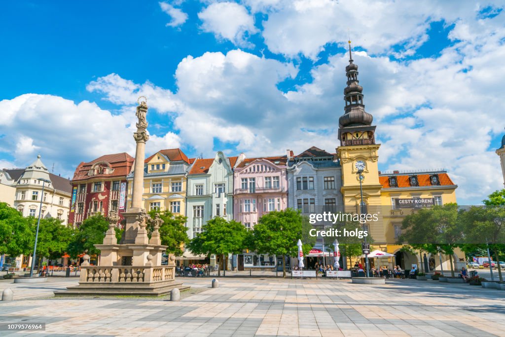 Old Town Square Masaryk Square In Ostrava And Museum Building Ostrava old-town-square-masaryk-square-in-ostrava-and-museum-building-ostrava