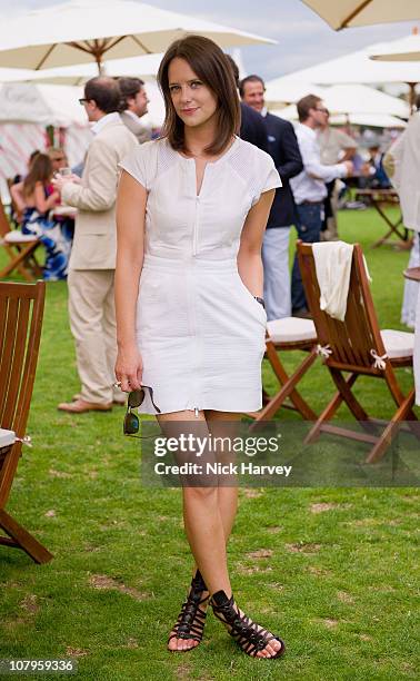 Arabella Musgrave in Gucci attends the Cartier International Polo Day at Guards Polo Club on July 25, 2010 in Egham, England.