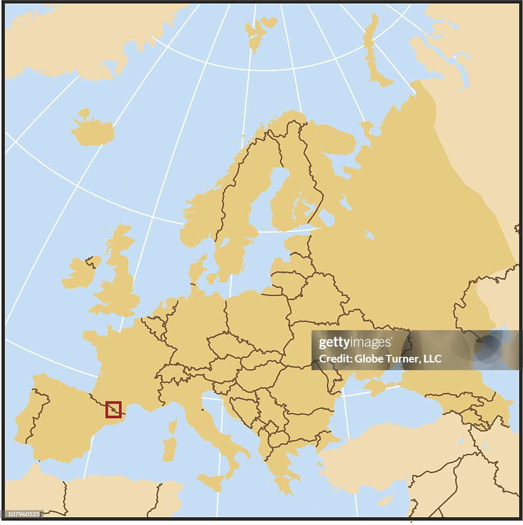 Andorra reference map