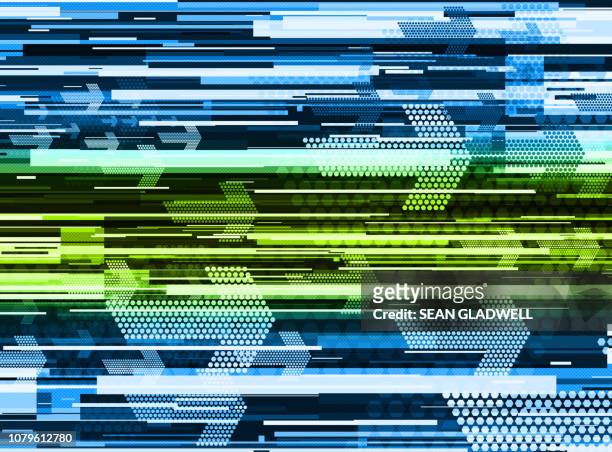 blue green arrow abstract - publikation stock pictures, royalty-free photos & images