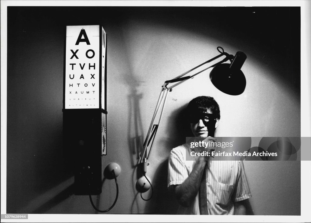 The Sydney Eye Hospital is having "Eye awareness week" this week.Richard McMahon has his eyes tested at the hospital after hearing about "Eye Week!